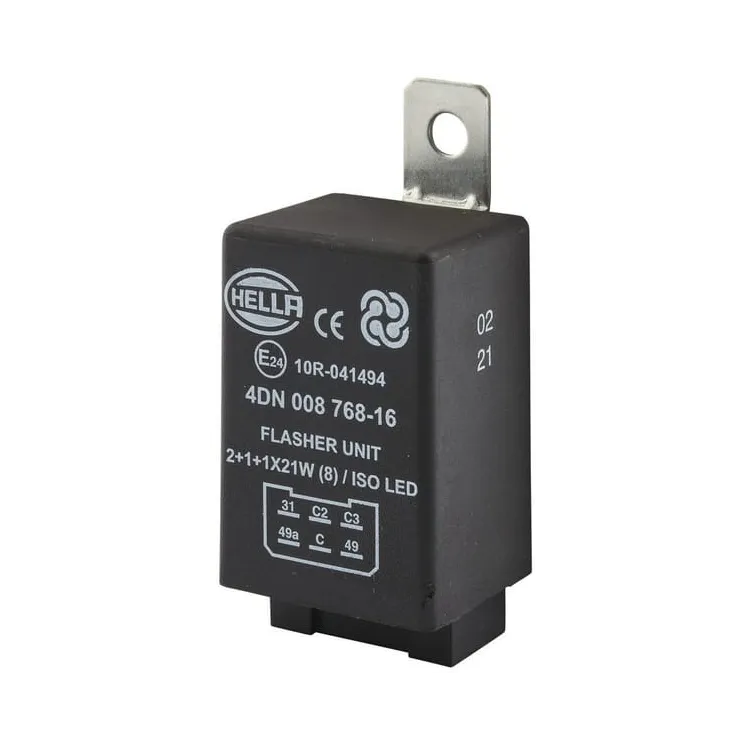 Flasher relay LED 6 polig 12V  4DN008768167 Hella