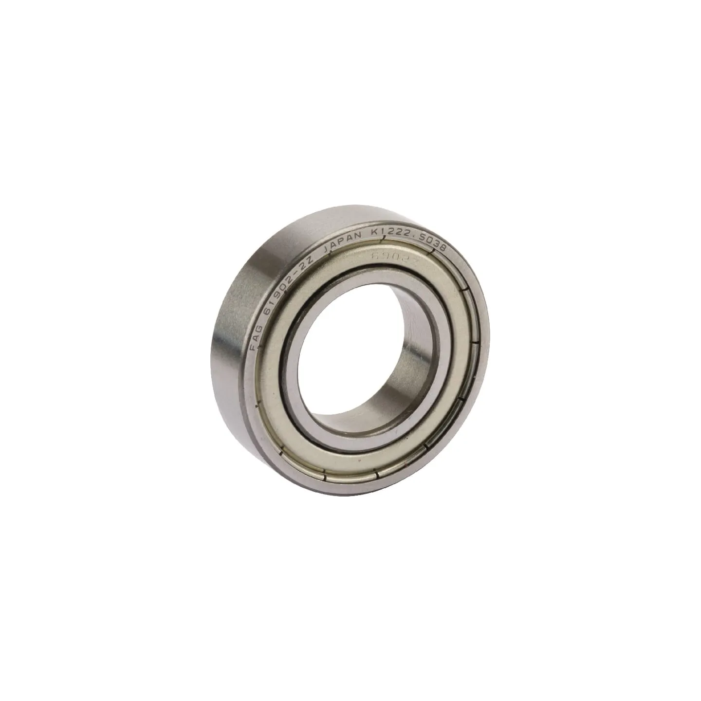 Dziļo rievu lodīšu gultnis 15x28x7mm 61902ZZ INA/FAG