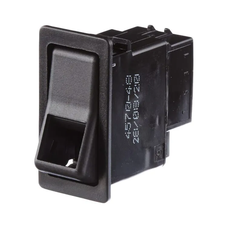 Hazard light switch, 24V, I-0, 9-pin, with comfort function  6HH004570481 Hella