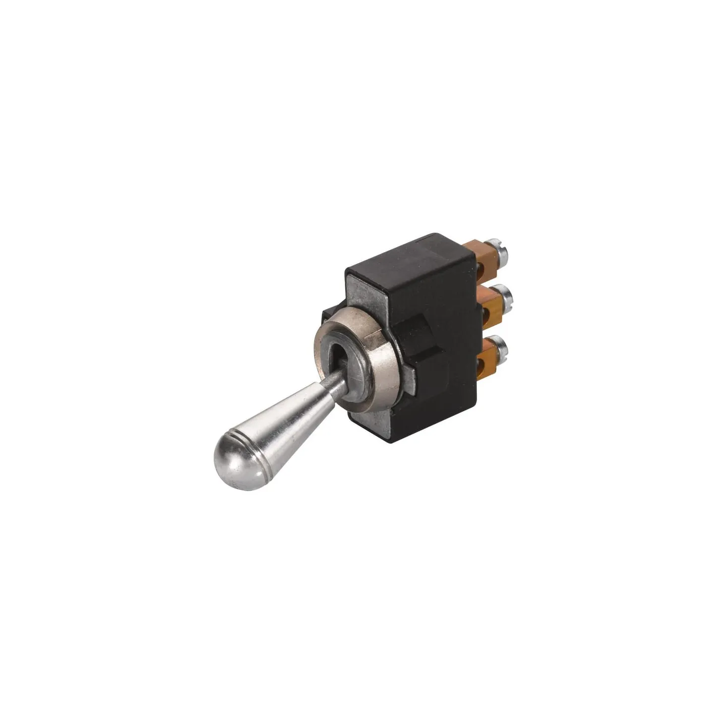Rocker switch, S28, 3-pin,  12.5mm, chrome  6FG002312001 Hella