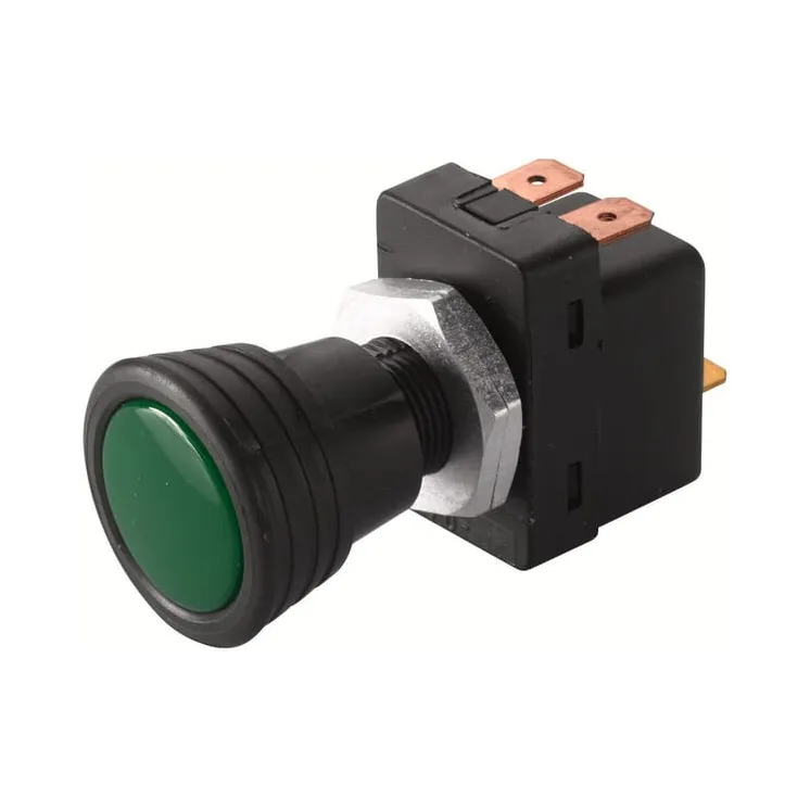 Pull switch, S04, 12V, 3-pin, on/off, halogen,  14.5mm, green/orange/red, with bulb  6ED004778001 Hella