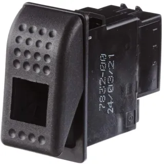Rocker switch, S22, I-0, 2-pin, without comfort function  6EH007832001 Hella
