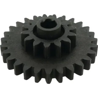 Double gear 14/27 teeth plast.  7000032381 Kongskilde