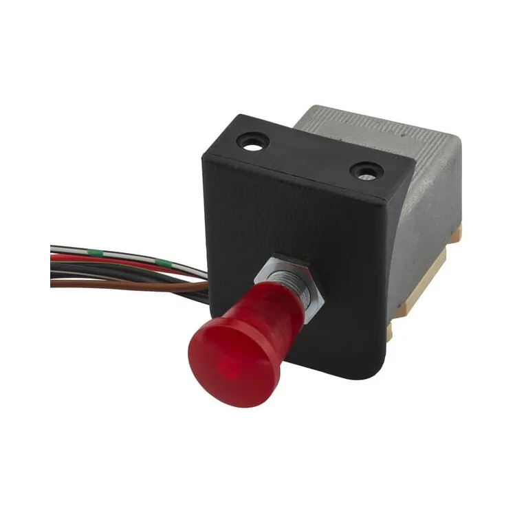 Hazard light switch, pull switch, 12V, halogen, with bulb  6HD002535101 Hella