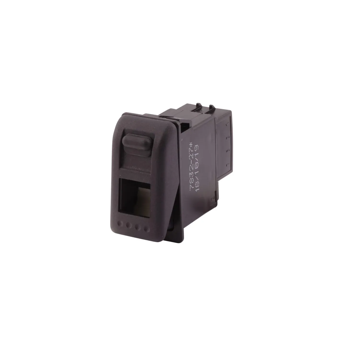 Rocker switch, (I)-0, 4-pin, safety switch  6GM007832271 Hella