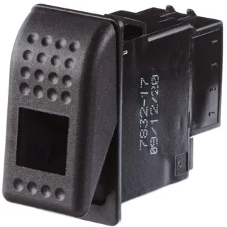 Rocker switch, (I)-0-II, 6-pin, without comfort function  6FH007832171 Hella