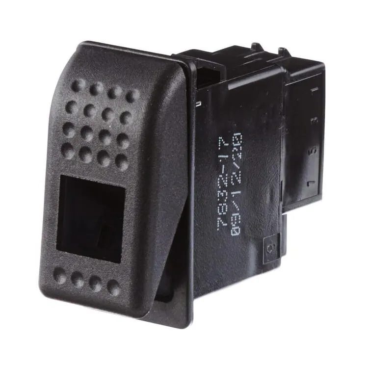 Rocker switch, (I)-0-II, 6-pin, without comfort function  6FH007832171 Hella