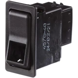 Rocker switch, II+I-0, 5-pin, without comfort function  6RH004570401 Hella