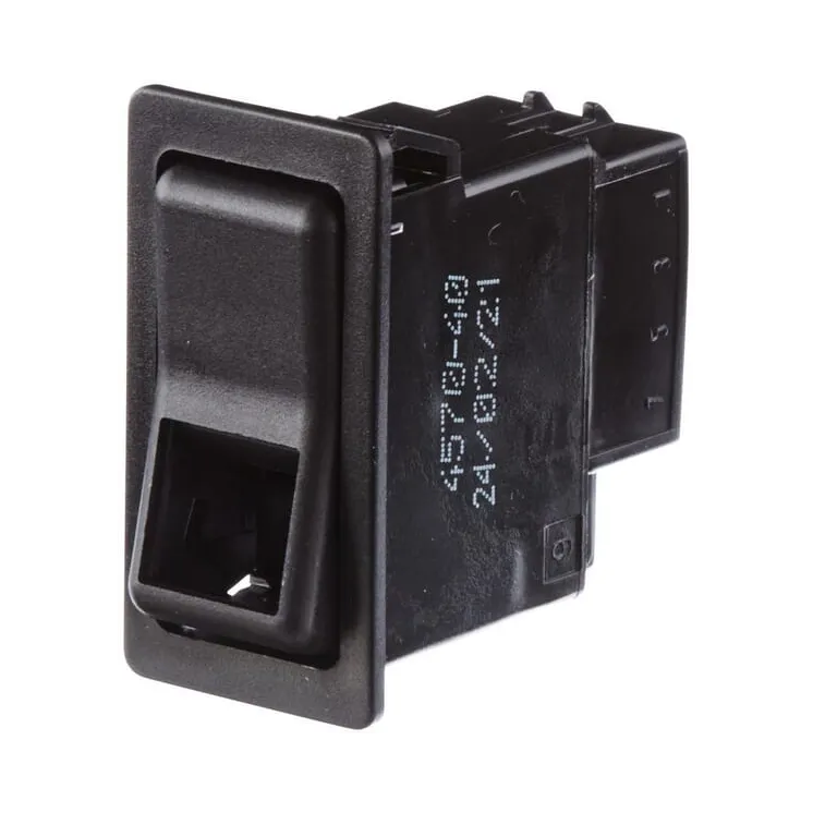 Rocker switch, II+I-0, 5-pin, without comfort function  6RH004570401 Hella
