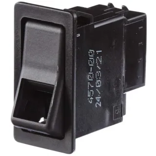 Rocker switch, I-0, 2-pin, without comfort function  6EH004570001 Hella