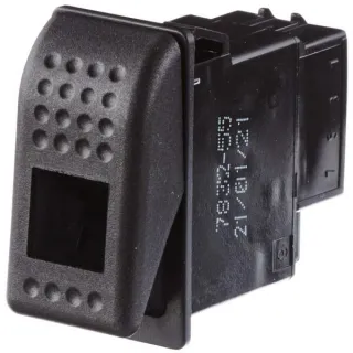 Rocker switch, (II+)-I-0, 4-pin, without comfort function  6RH007832551 Hella
