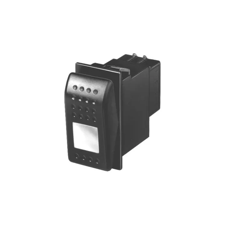 Rocker switch, I-0, 4-pin, with comfort function/safety switch  6EH007832041 Hella