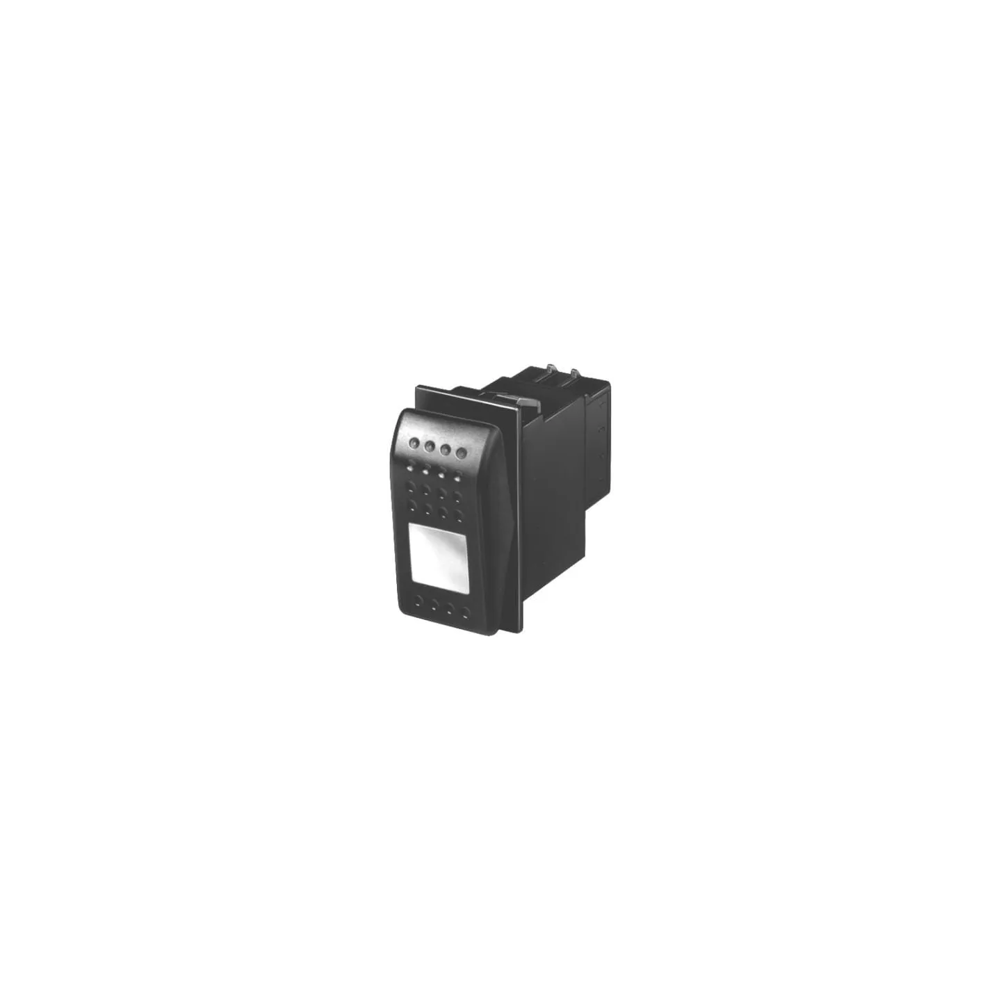 Rocker switch, I-0, 4-pin, with comfort function/safety switch  6EH007832041 Hella