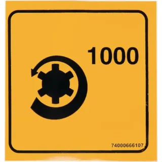 Uzlīme 1000 Rpm 74000666107 Kongskilde