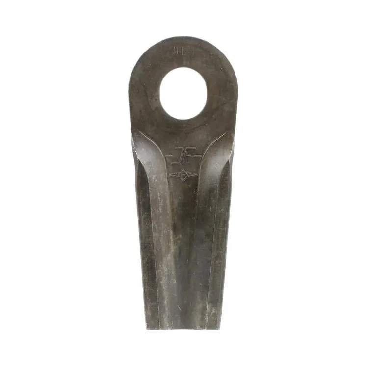 Mower blade LH/RH 132x50x4mm oval bore 23.0x20.5mm Suitable for Kongskilde /Stoll  8113800013 JF 13800013