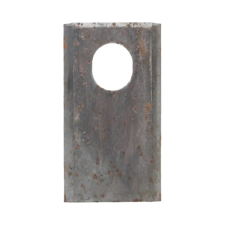Mower blade LH/RH 93x50x4mm oval bore 24.0x20.0mm Suitable for Kongskilde /Stoll  8113800001 JF 13800001