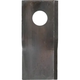 Mower blade LH 106x49x4mm bore 19mm Suitable for Kongskilde /Stoll  8113800064 JF