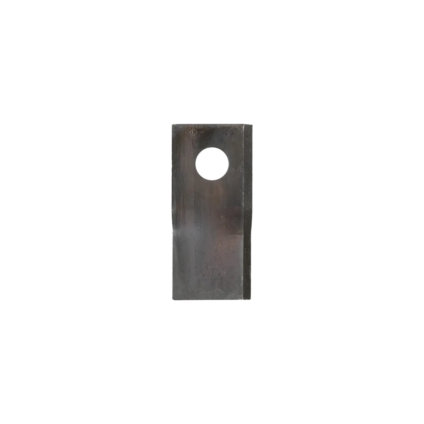 Pļāvēja asmens LH 106x49x4mm urbums 19mm Piemērots Kongskildei /Stoll 8113800064 JF