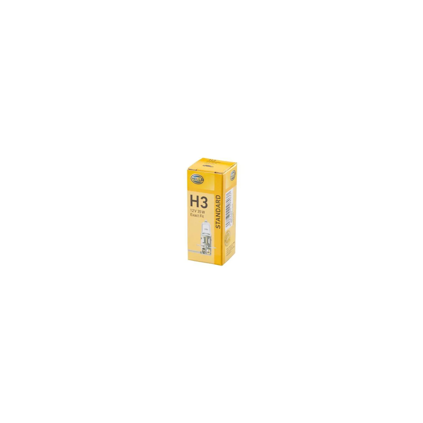 Light bulb Halogen tube H3 12V 35W PK22s white   8GH002090271 Hella 0000137300 0000137300N