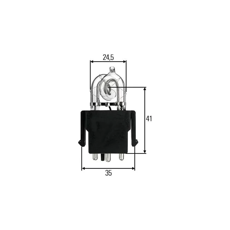 Light bulb Xenon 12V 25W  8GS859634011 Hella 8GS859634001