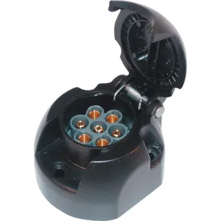 Kontaktligzda - 12V - 7 kontaktu savienotājs 8JB001943003 Hella