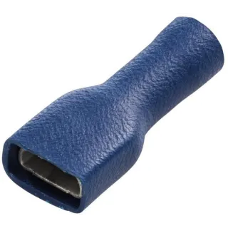 Terminal blade female, blue, 1.5-2.5mm² 6.3x0.8mm, blister (8x),   8KW708374812 Hella