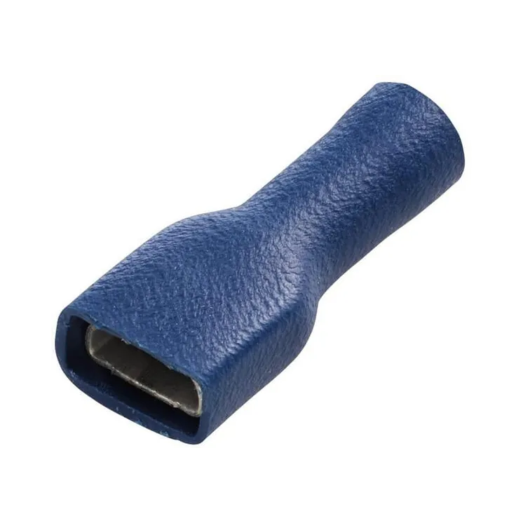 Terminal blade female, blue, 1.5-2.5mm² 6.3x0.8mm, blister (8x),   8KW708374812 Hella