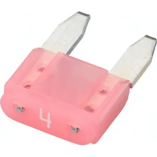 Fuse Mini blade 4A Length 10.9mm pink Pack 50x   8JS728596121 Hella