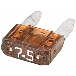 Fuse Mini blade 7.5A Length 10.9mm brown Pack 50x   8JS728596111 Hella