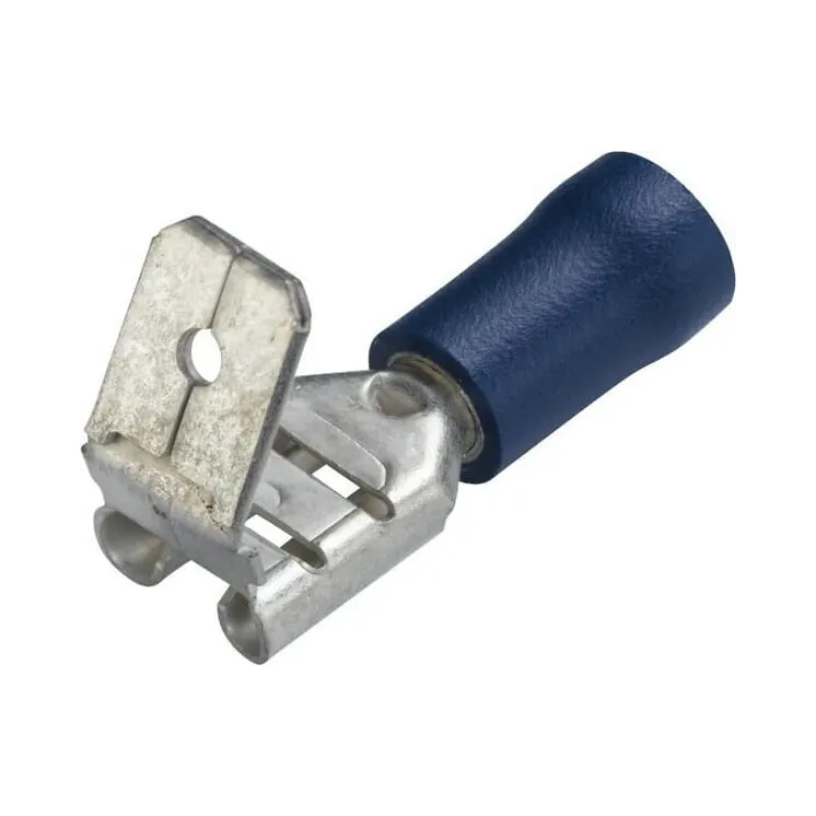 Terminal blade female, blue, 1.5-2.5mm² 6.3x0.8mm, blister (50x),   8KW044032003 Hella