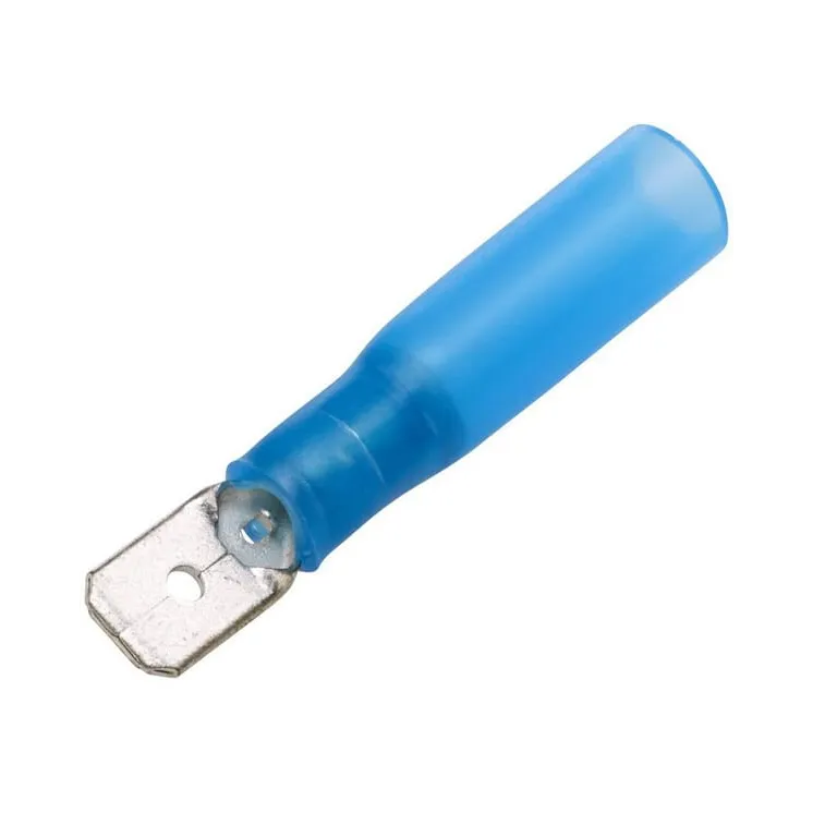 Terminal blade male, blue, 1.5-2.5mm² 6.3x0.8mm, blister (25x),   8KW732569003 Hella