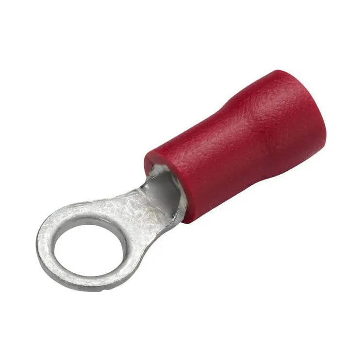 Ring connector, 4.3mm Series A, red, 0.5-1mm² blister (100x),   8KW044276003 Hella