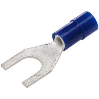 Fork terminal, blue, 1.5-2.5mm² 6.5mm Series A, blister,   8KW178045112 Hella