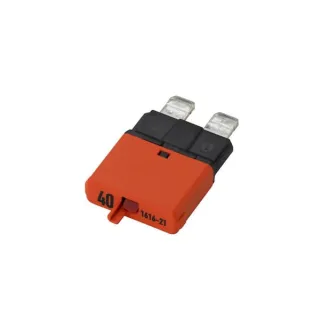 Fuse Thermal manual reset 32V 40A Length 32.2mm orange   8JS174320071 Hella