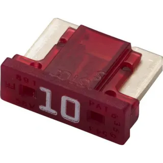 Fuse Mini blade Low 10A Length 8.4mm red Pack 5x   8JS728596312 Hella