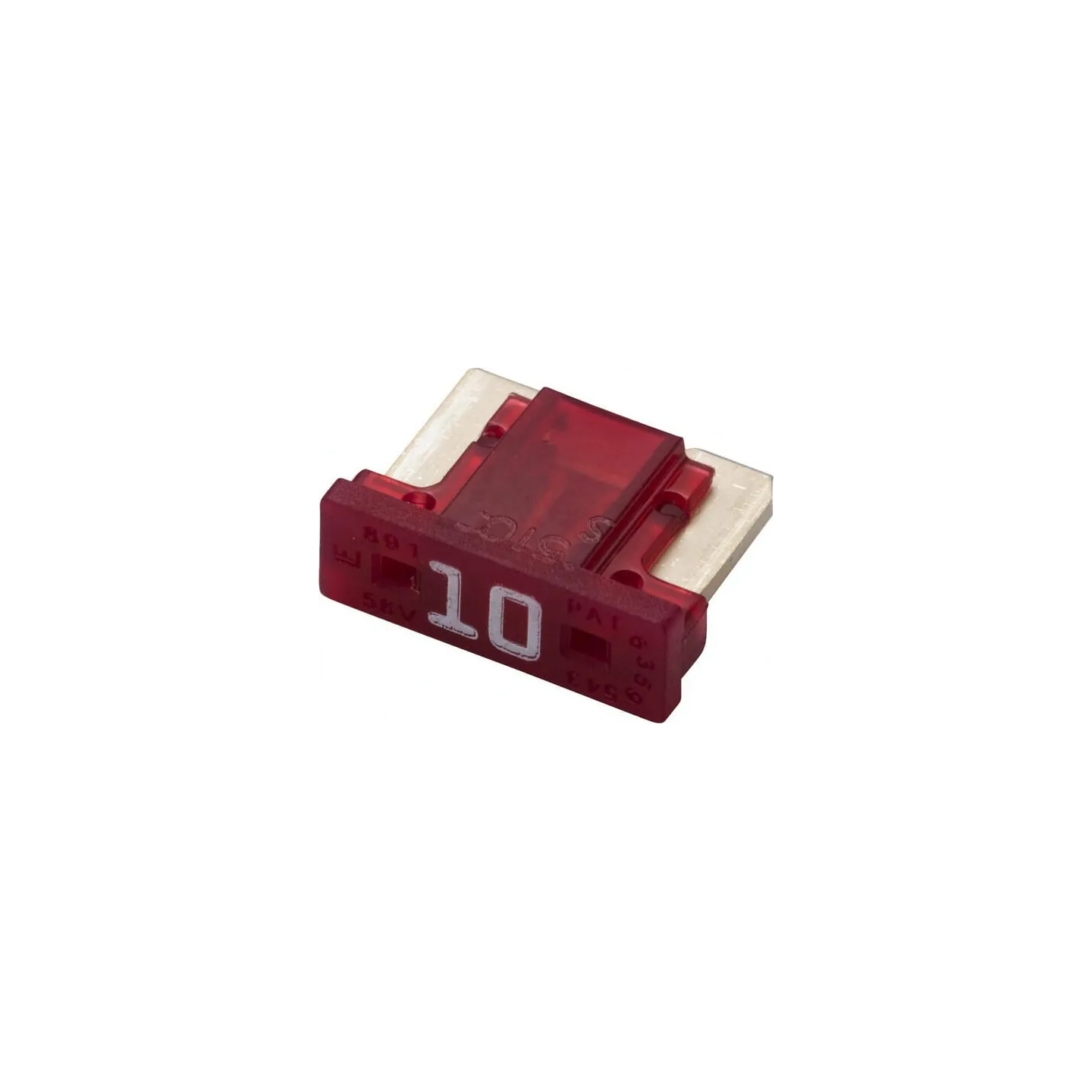 Fuse Mini blade Low 10A Length 8.4mm red Pack 5x   8JS728596312 Hella
