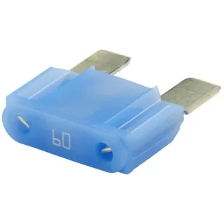 Fuse Maxi blade 60A Length 34.1mm blue Pack 10x   8JS728595171 Hella