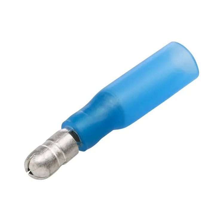 Bullet connector male, blue, 1.5-2.5mm² 5mm Series A, blister (25x),   8KW744766003 Hella