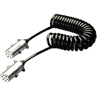 Coiled Cable metal 24 V 7 pin DIN/ISO 3731  8KA004797081 Hella