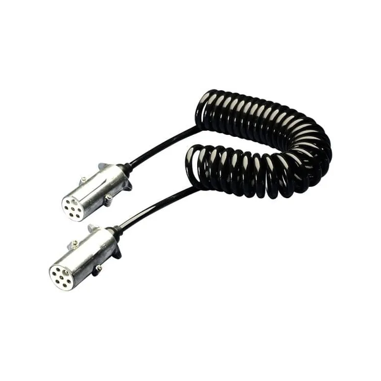 Coiled Cable metal 24 V 7 pin DIN/ISO 3731  8KA004797081 Hella