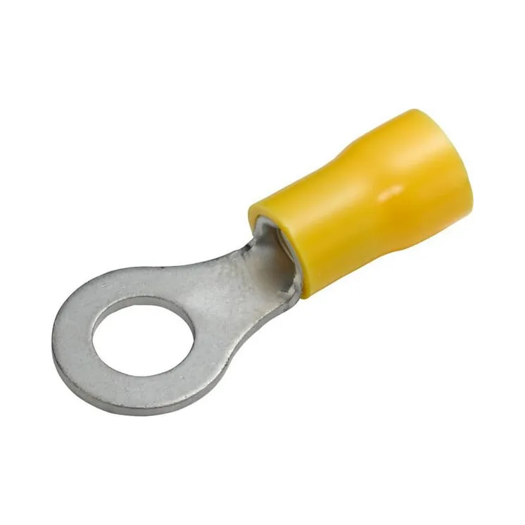 Ring connector, 6.5mm Series A, yellow, 4-6mm² blister (50x),   8KW044030003 Hella