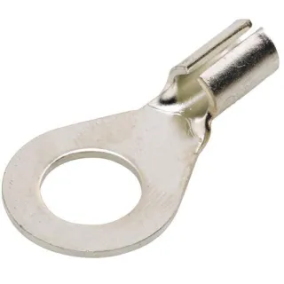 Ring connector, silver, 2.5-6mm² 10.5mm Series B, blister (50x),   8KW177784122 Hella