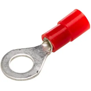 Ring connector, red, 0.5-1.5mm² 5.3mm Series A, blister (100x),   8KW178042022 Hella