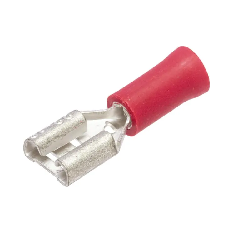 Terminal blade female, red, 0.5-1mm² 6.3x0.8mm (100x),   8KW044036004 Hella