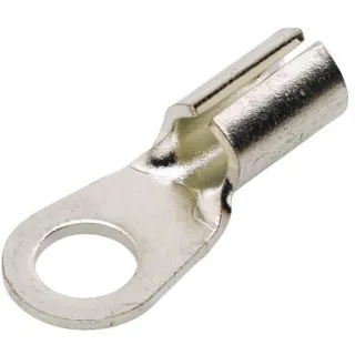 Ring connector, silver, 2.5-6mm² 6.5mm Series B, blister (50x),   8KW177784102 Hella