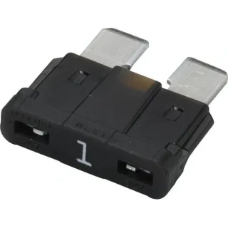 Fuse Standard blade 32V 1A Length 18.6mm black Pack 50x   8JS711683011 Hella