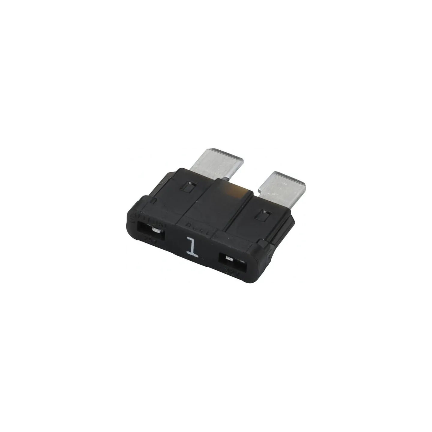 Drošinātājs Standarta lāpstiņa 32V 1A Garums 18,6mm melns Pack 50x 8JS711683011 Hella