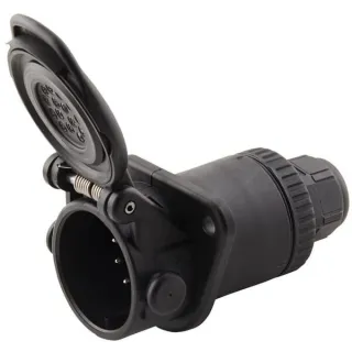 Socket - 24V - Fitting - Plug: Crimp Contact/Soldered Bush Contact  8JB007242021 Hella