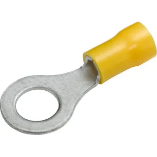 Ring connector, 8.4mm Series A, yellow, 4-6mm² blister (50x),   8KW044031003 Hella
