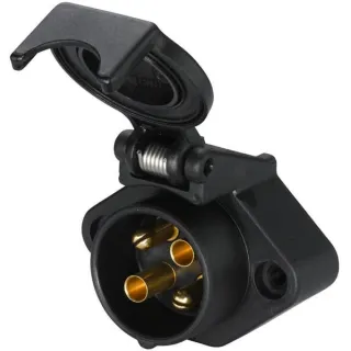 Socket - 24V - 4-pin connector - Plug: Screw Contact  8JB001944011 Hella 8JB001944001